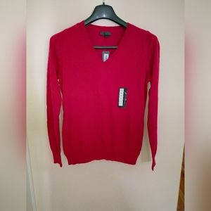 Worthington Sweater Long Sleeve V Neck Women's